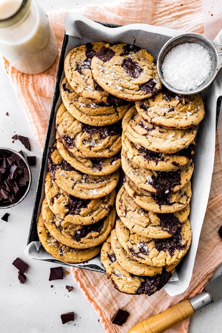 Brown Butter Chocolate Chip Cookies - Two Peas & Their Pod