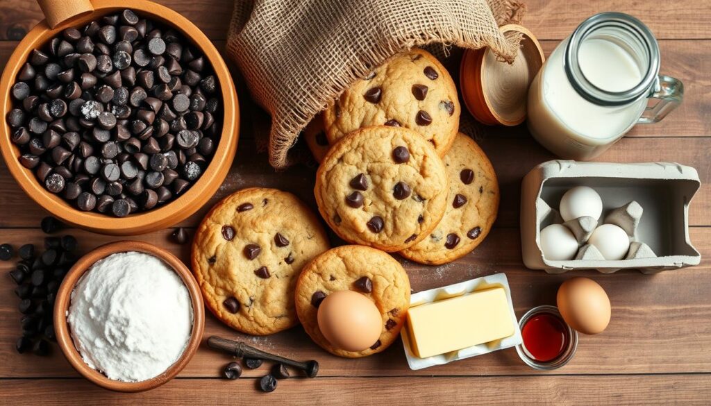 Chocolate Chip Cookie Ingredients