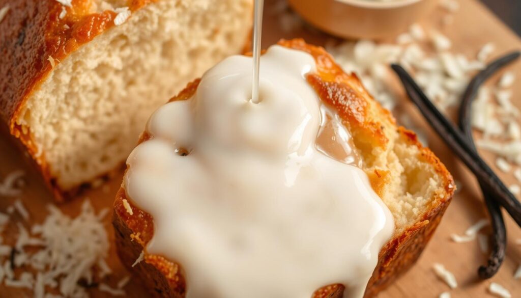 Coconut Glaze Topping for Bread