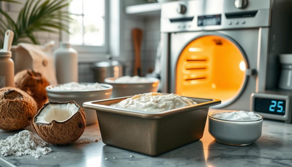 Coconut Milk Loaf Baking Process