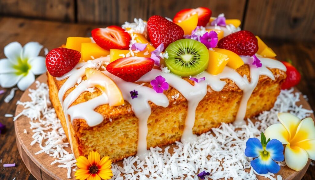 Coconut Tropical Bread Toppings