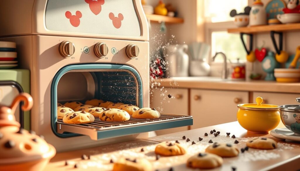 Disney Chocolate Chip Cookies Baking