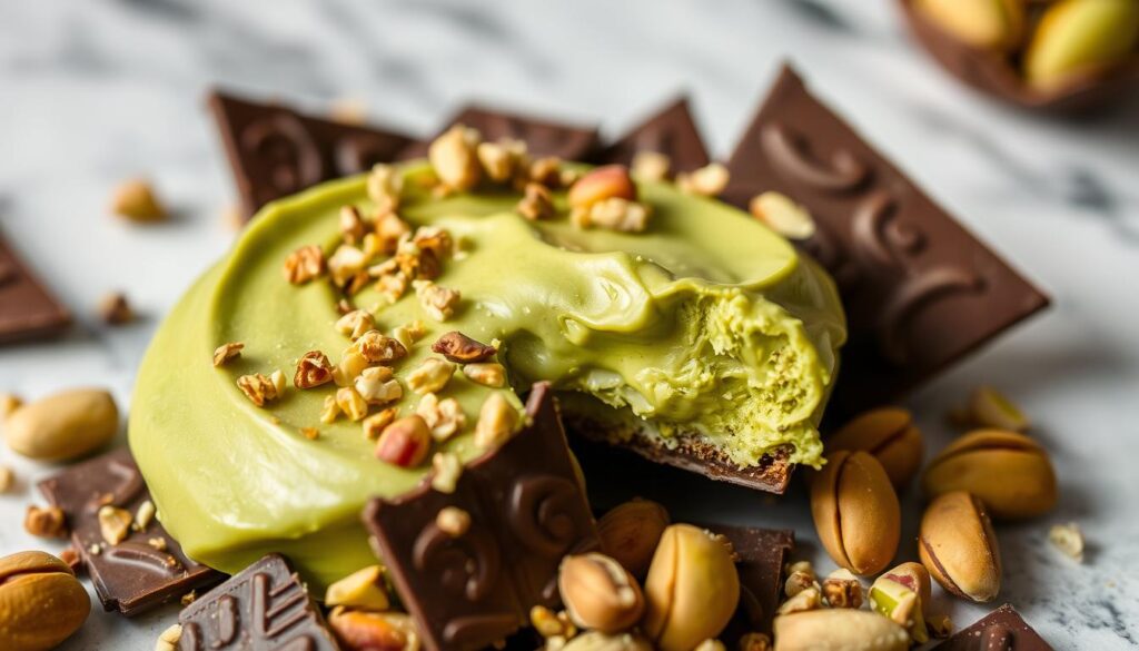 Dubai Chocolate Bar Pistachio Filling