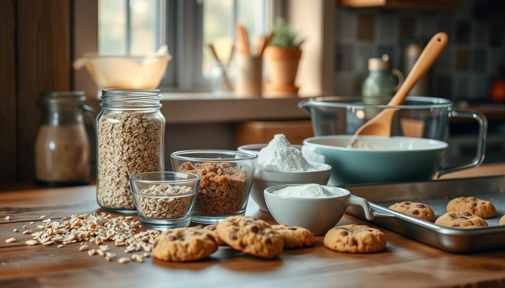 Healthy Baking Oatmeal Cookies Technique