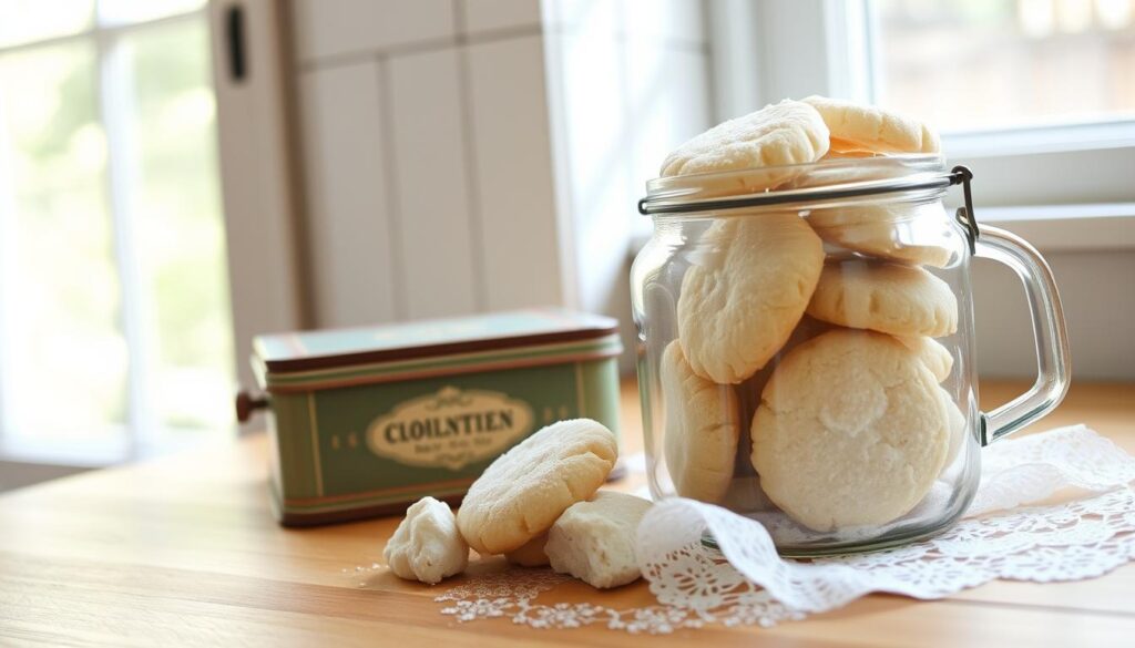 Powdered Sugar Cookies Storage