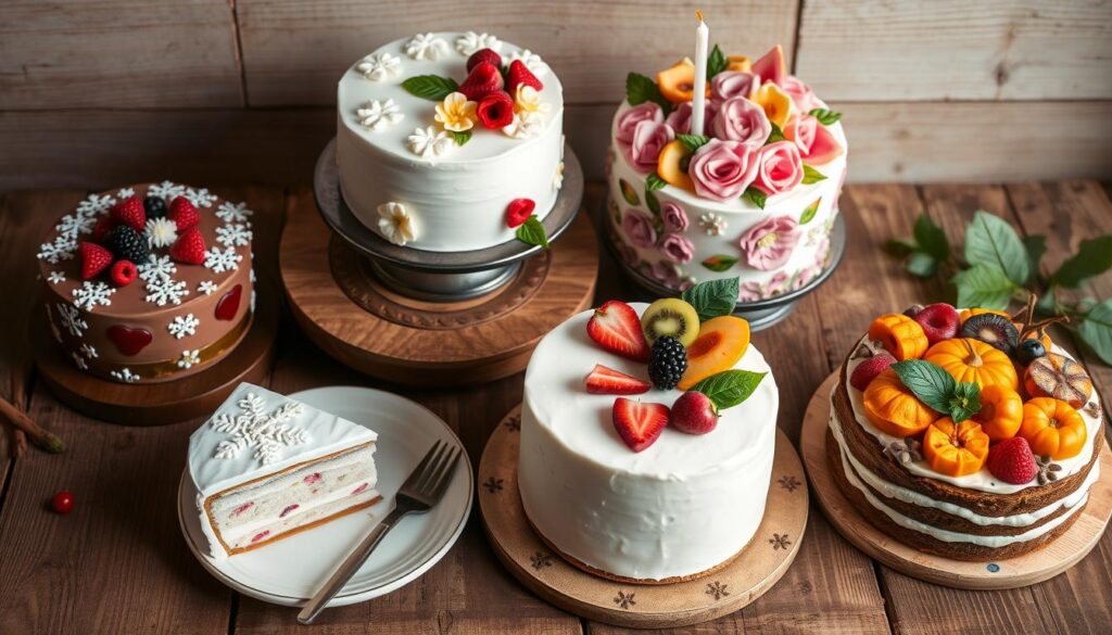 Seasonal Kefir Cake Variations