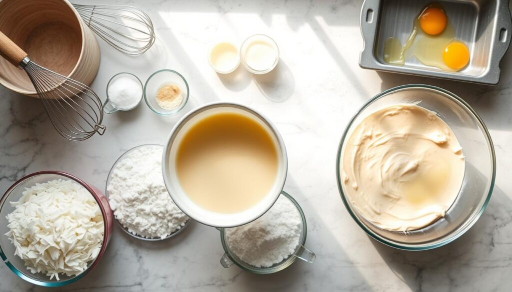 Tangzhong method for coconut pastry