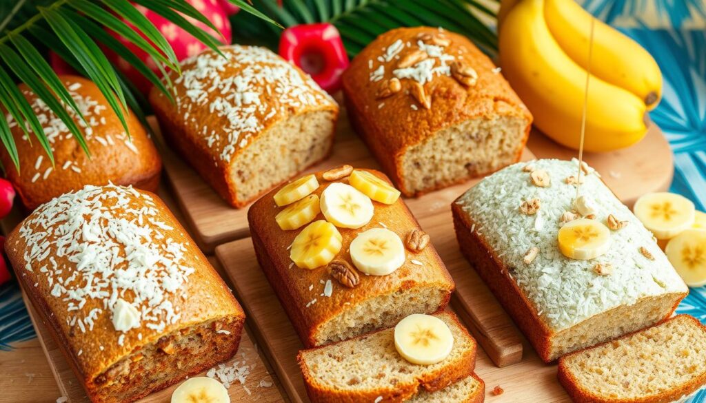 Tropical Coconut Bread Variations