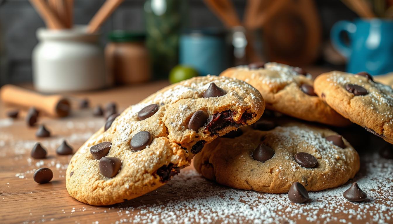 powdered sugar in chocolate chip cookies